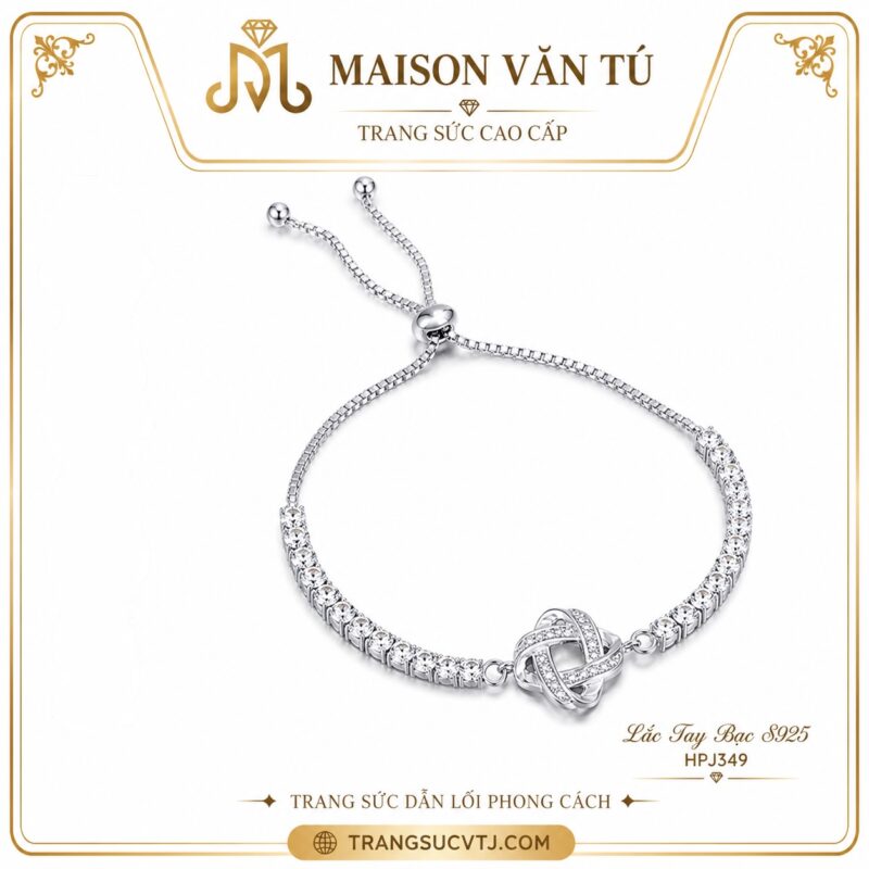 Lắc tay rút bạc ý s925 88297